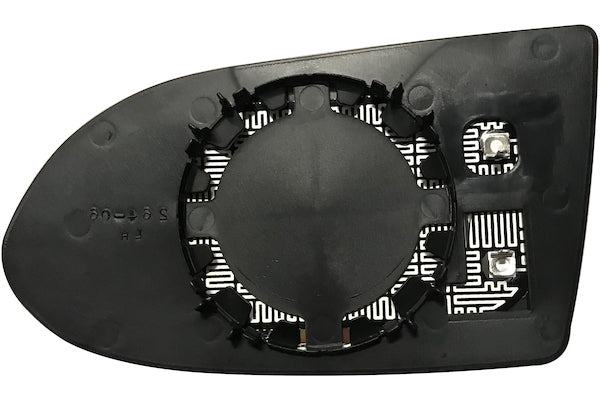 Vetro Specchio Piastra Retrovisore per Opel Zafira 1999-2005 Termico Destro