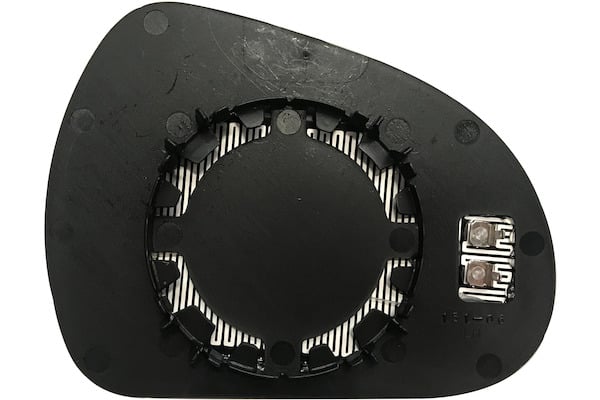 Vetro Specchio Piastra Retrovisore per Peugeot 207 Dal 2006 Termico Sinistro