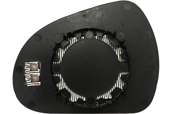 Vetro Specchio Piastra Retrovisore per Peugeot 207 Dal 2006 Termico Destro