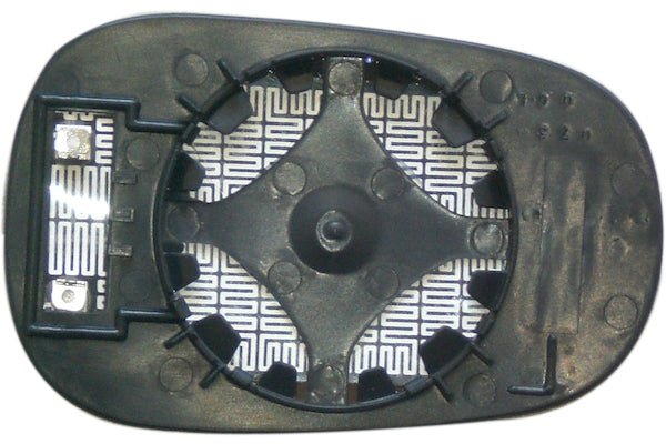 Vetro Specchio Piastra Retrovisore per Renault Scenic 1996-2003 Termico Sinistro
