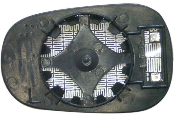 Vetro Specchio Piastra Retrovisore per Renault Scenic 1996-2003 Termico Destro