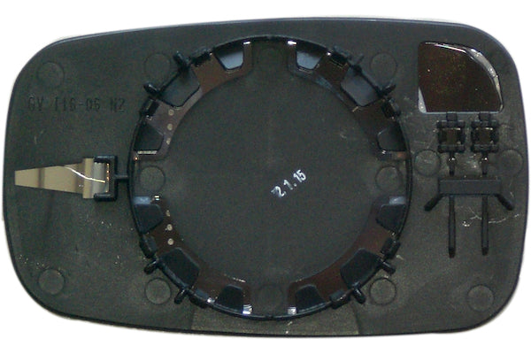 Vetro Specchio Piastra Retrovisore per Renault Scenic 2003-2009 Sinistro