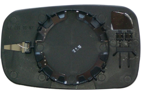 Vetro Specchio Piastra Retrovisore per Renault Clio 2005-2009 Sinistro