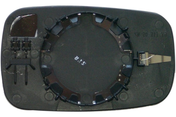 Vetro Specchio Piastra Retrovisore per Renault Clio 2005-2009 Destro