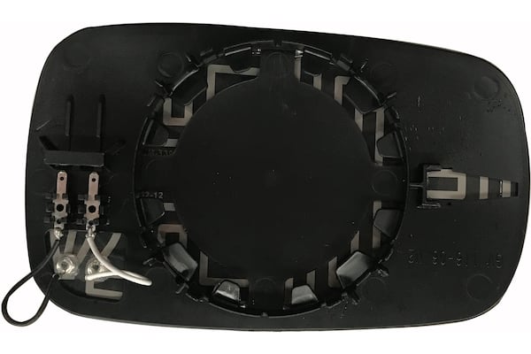 Vetro Specchio Piastra Retrovisore per Renault Clio 2005-2009 Termico Sinistro