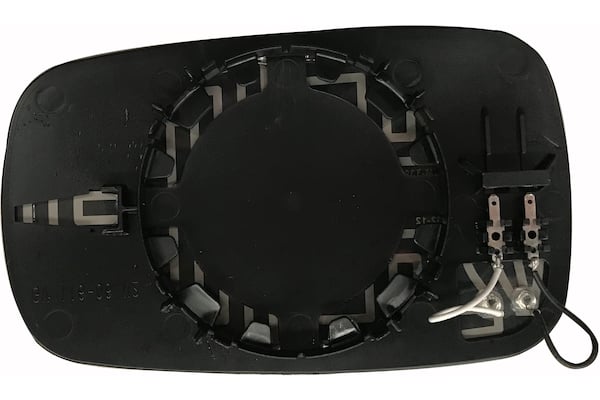 Vetro Specchio Piastra Retrovisore per Renault Clio 2005-2009 Termico Destro