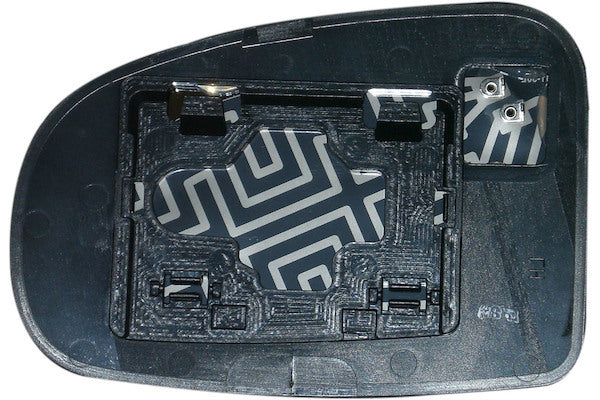 Vetro Specchio Piastra Retrovisore per Toyota Iq 2009-2014 Termico Destro