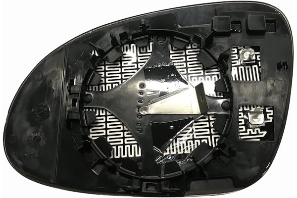Vetro Specchio Piastra Retrovisore per Volkswagen Golf Plus 2005-2009 Destro