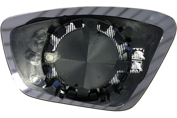 Vetro Specchio Piastra Retrovisore per Seat Mii Dal 2012 Termico Destro