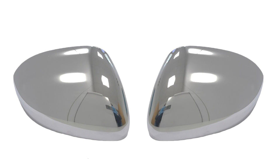 2x Coppia Calotte Cromate Specchio Retrovisore per Fiat 500x Dal 2015