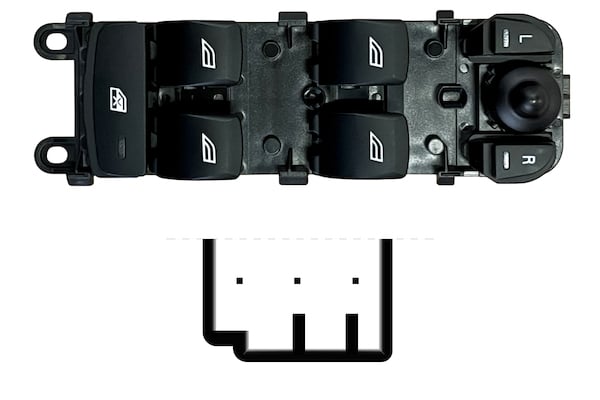 Comandi Alzacristalli Porta Anteriore Sinistra per LandRover Discovery 2009-2017