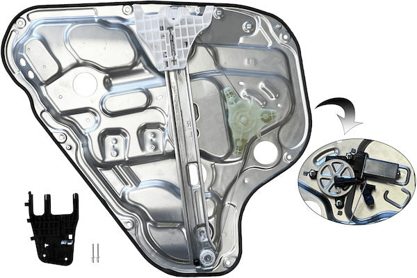 Alzavetro Alzacristalli Posteriore Per Hyundai I30 2007-2012 Elettrico Destro