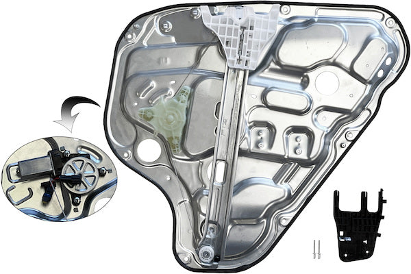 Alzavetro Alzacristalli Posteriore Per Hyundai I30 2007-2012 Elettrico Sinistro