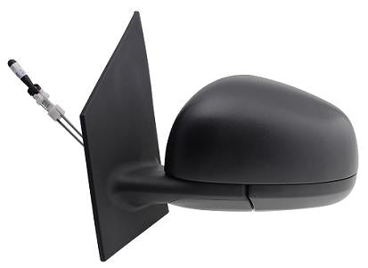 Specchio Specchietto Retrovisore per Smart Fortwo 2014 Meccanico Nero Sinistro