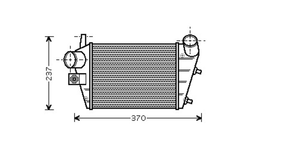Intercooler Per Alfa Romeo 156 dal 1997 al 2003 (AA080N001)