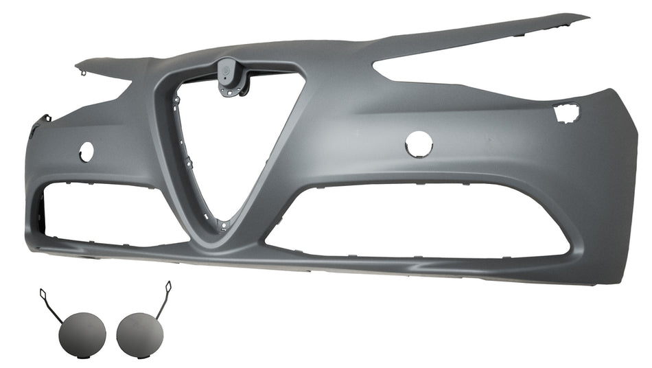 Paraurti Anteriore-Con Primer-Con Fori Lavafari Per Alfa Romeo Giulia (AA0921021)