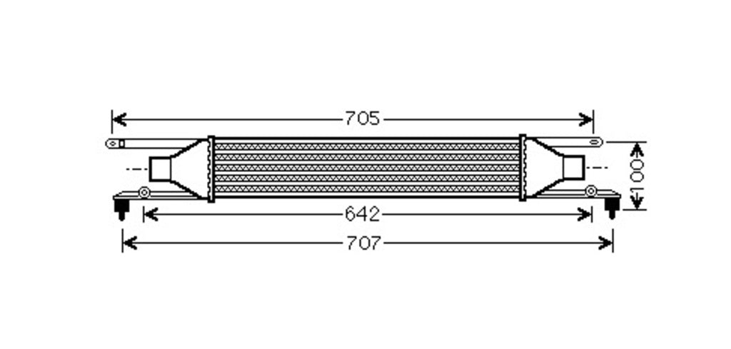 Intercooler Per Alfa Romeo Mito (AA210N001)