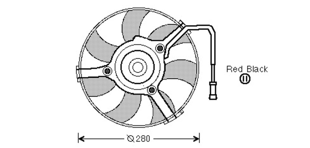 Ventola Per Audi A4 (b5) (AD017F001)