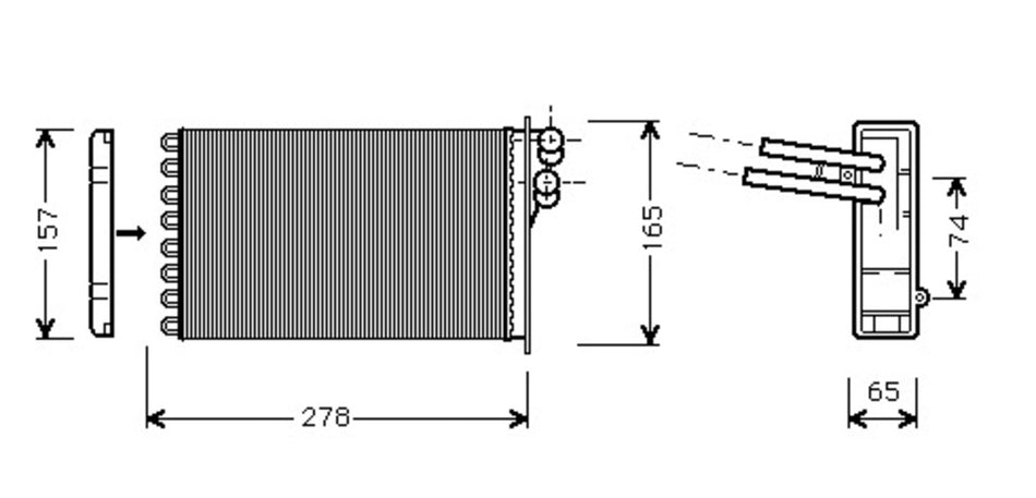 Riscaldatore Per Audi A4 (b5) (AD017H002)