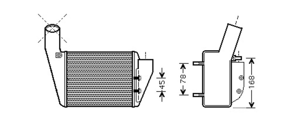 Intercooler Per Audi A4 (b5) (AD017N003)