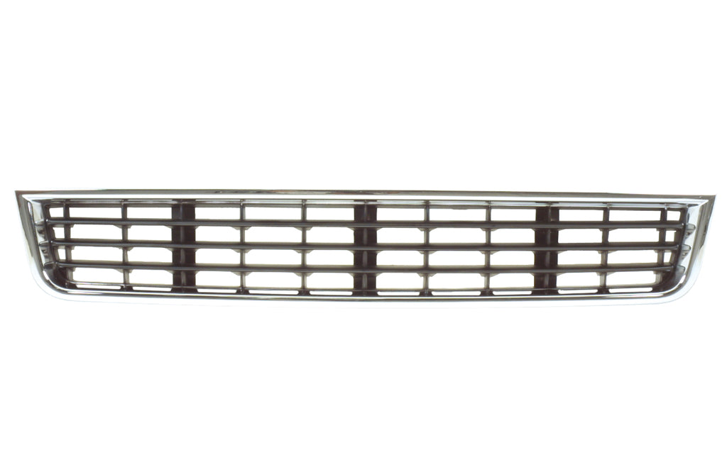 Griglia Paraurti Anteriore-Centrale-Nera-Con Modanatura Cromata Per Audi A4 (b6) (AD0202120)