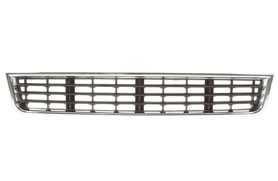 Griglia Paraurti Anteriore-Centrale-Nera-Con Modanatura Cromata Per Audi A4 (b6) (AD0202120)