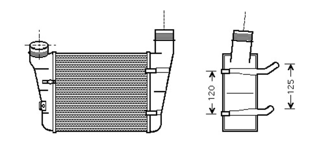 Intercooler Per Audi A4 (b6) (AD020N003)