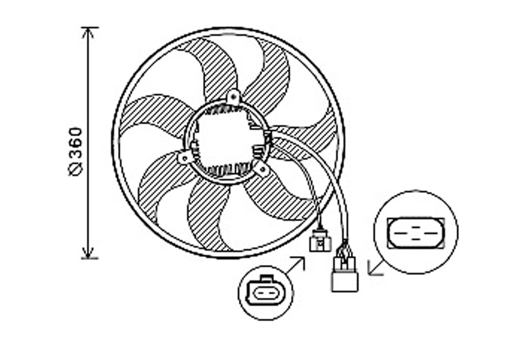 Ventola Per Audi A4 (b7) (AD022F003)