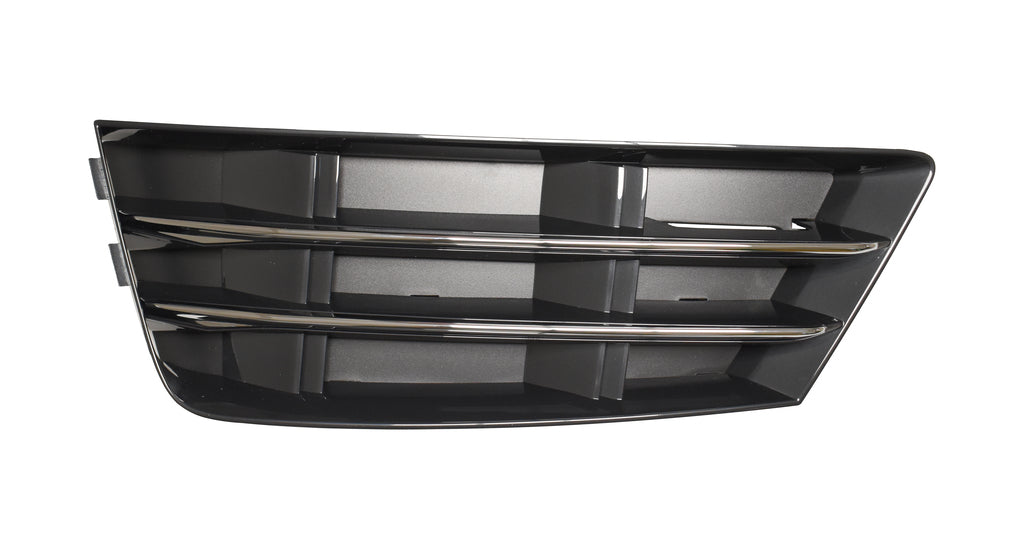Griglia Sinistra Paraurti Anteriore-Nera-Con Modanatura Cromata Per Audi A4 (b9) (AD0262134)