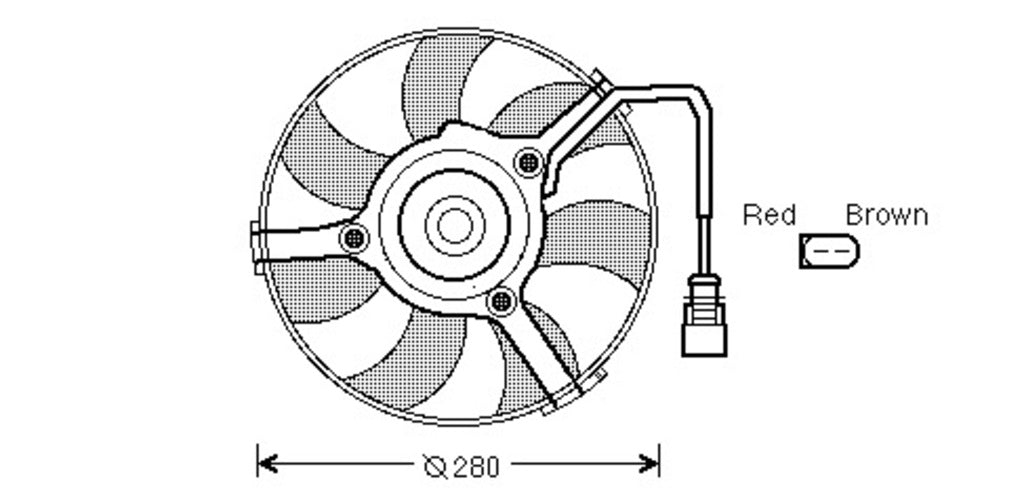 Ventola Per Audi A6 (AD032F004)