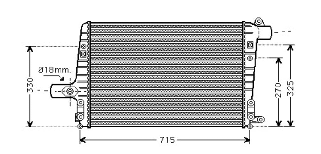 Intercooler Per Audi A6 (AD032N002)