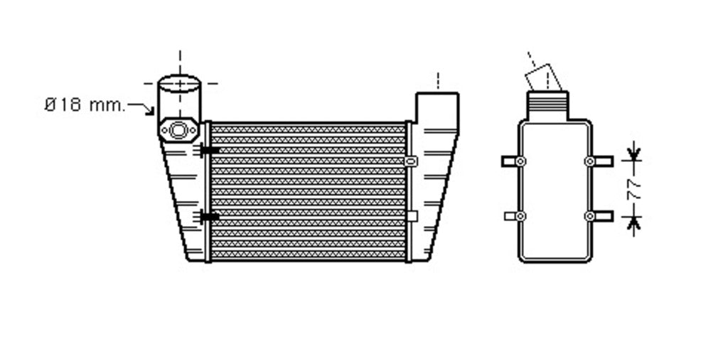 Intercooler Per Audi A6 (AD033N004)
