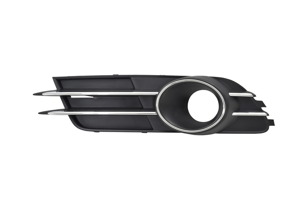 Griglia Sinistra Paraurti Anteriore-Nera-Con Sede Fendi-Con Modanatura Cromata Per Audi A6 (4g2) (AD0382134)