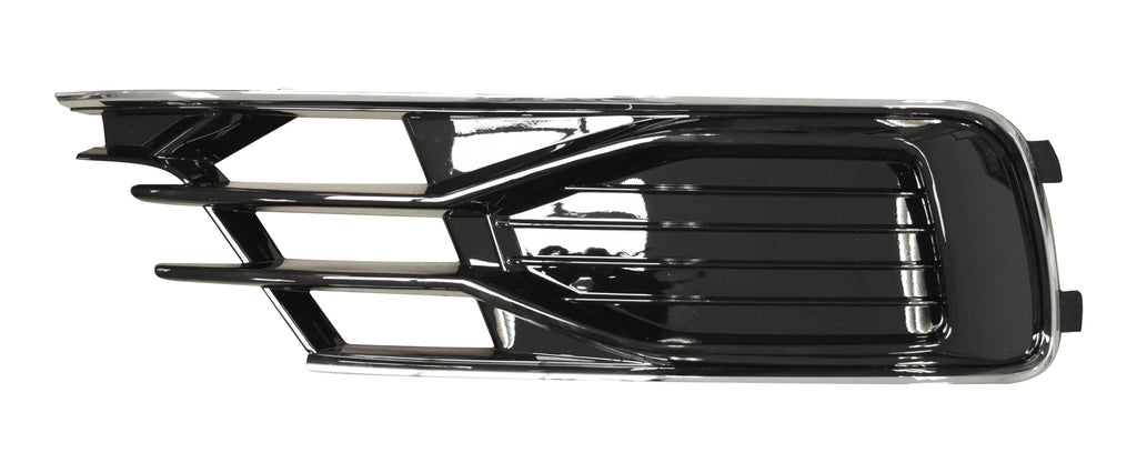 Griglia Destra Paraurti Anteriore-Nera-Lucida-Con Cornice Cromata Per Audi A6 (4gc) (AD0402133)