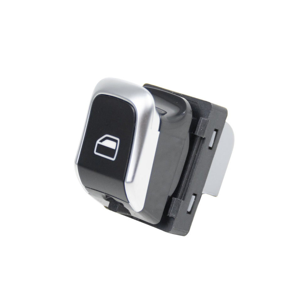 Interruttore Alzacristallo Porta Anteriore Destra-Nero-Bordo Cromato-4 Pins Per Audi A6 (4gc) (AD040WS03)