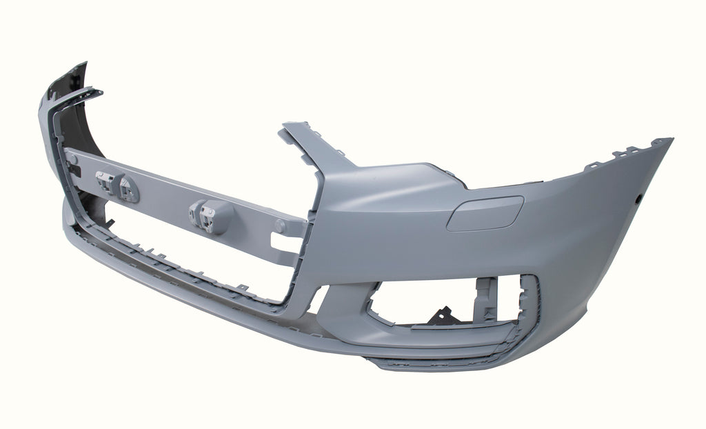 Paraurti Anteriore-Con Primer-Con Tappo Coprigancio-Con Fori Park Assist+supporti-Con Fori E Tappi Lavafari Mod. S-Line Per Audi A6 (c8) S-Line (AD0441041)