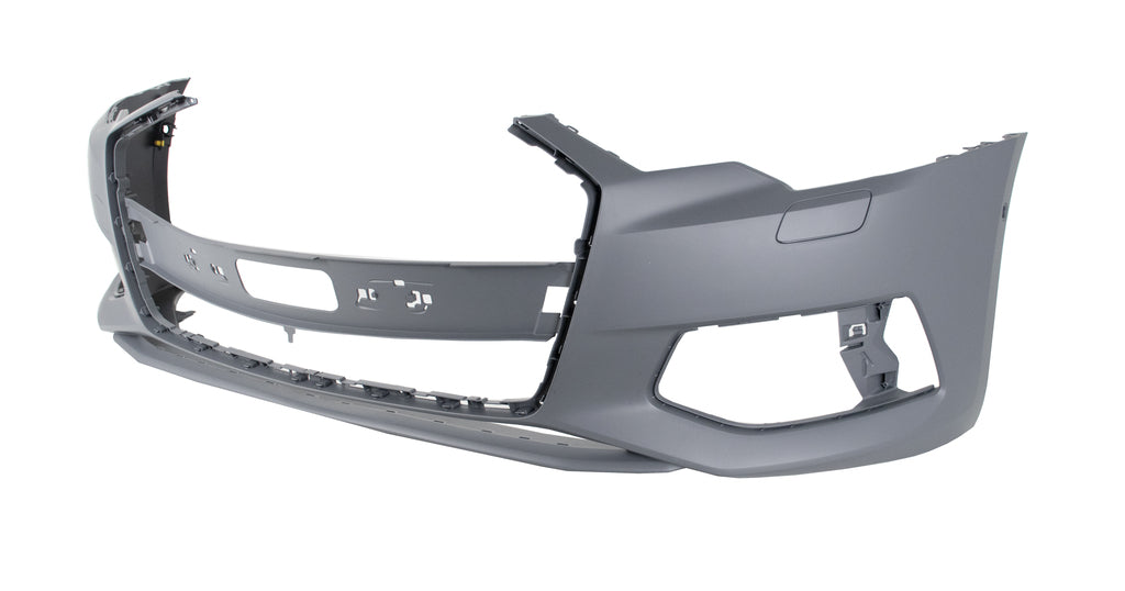 Paraurti Anteriore-Con Primer-Con Tappo Coprigancio-Con Fori Park Assist+supporti-Con Fori E Tappi Lavafari Per Audi A6 (c8) (AD0451031)
