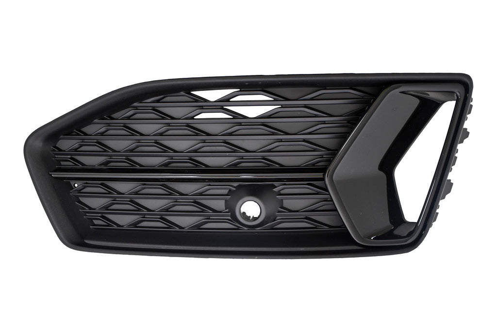 Griglia Sinistra Paraurti Anteriore-Nera-Goffrata-Con Modanatura Nera-Lucida Mod. Sport Per Audi A6 (c8) (AD0452134)