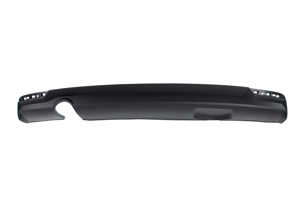 Spoiler Paraurti Posteriore-Nero-Goffrato-Con Scarico Singolo A Sinistra Per Audi A1 (AD1221871)