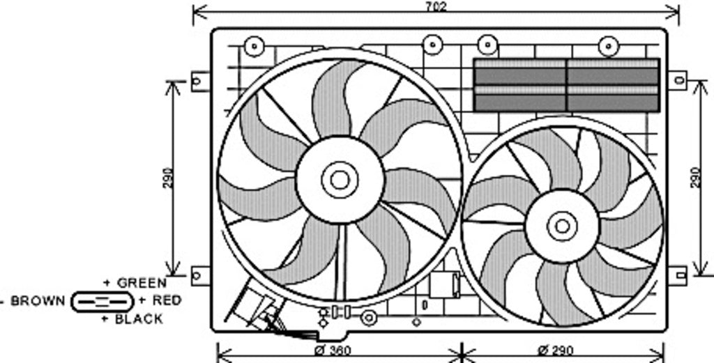 Ventola Per Audi Tt (8j) (AD202F001)