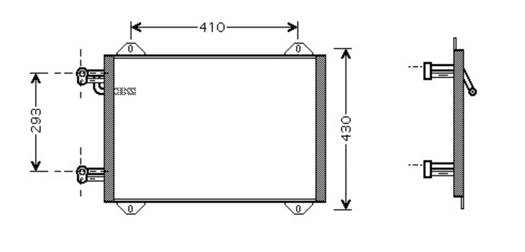 Condensatore Per Audi A2 (AD302C001)