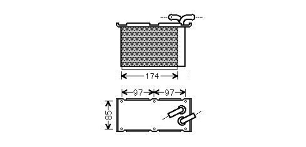 Intercooler Per Audi A3 3/5 Porte (8p/8pa) (AD320N003)