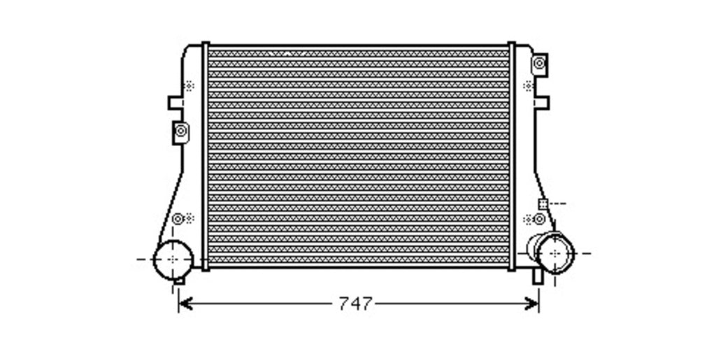 Intercooler Per Audi A3 3/5 Porte (8p/8pa) (AD322N002)