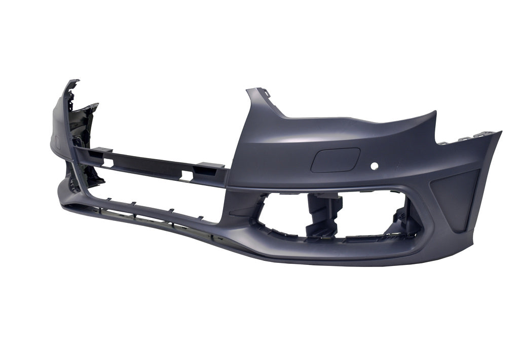 Paraurti Anteriore-Con Primer-Con Tappo Coprigancio-Con Fori Pdc+supporti-Con Fori E Tappi Lavafari-Con Tracce Park Assist Mod. S-Line Per Audi A3 4 Porte - Cabrio (8vs/8v7) (AD3231011)