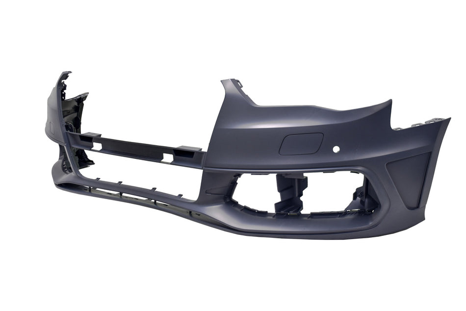Paraurti Anteriore-Con Primer-Con Tappo Coprigancio-Con Fori Pdc+supporti-Con Fori E Tappi Lavafari-Con Tracce Park Assist Mod. S-Line Per Audi A3 4 Porte - Cabrio (8vs/8v7) (AD3231011)