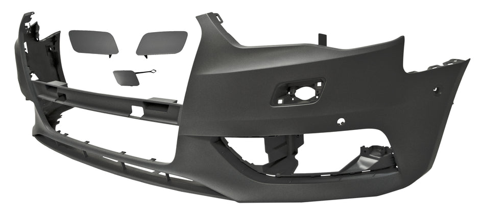 Paraurti Anteriore-Con Primer-Con Tappo Copri Gancio-Con Fori Pdc+supporti-Con Fori Park Assist-Con Fori Lavafari+tappi Per Audi A3 3/5 Porte (8v1/8va) (AD3241021)