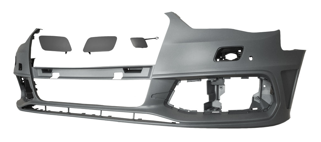 Paraurti Anteriore-Con Primer-Con Tappo Copri Gancio-Con Fori Pdc+supporti-Con Fori Lavafari+tappi Lavafari-Con Tracce Park Assist Mod. S-Line Per Audi A3 3/5 Porte (8v1/8va) (AD3241043)