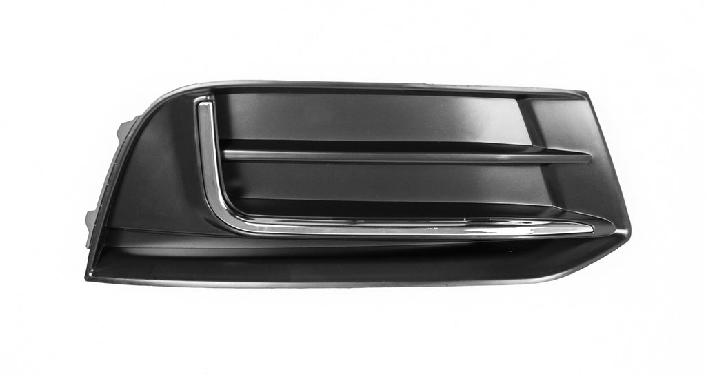 Griglia Destra Paraurti Anteriore-Nera-Con Modanatura Cromata Mod. Design Per Audi A3 4 Porte - Cabrio (8ve/8vm) (AD3252133)