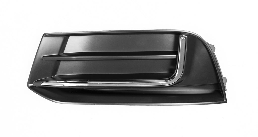 Griglia Sinistra Paraurti Anteriore-Nera-Con Modanatura Cromata Mod. Design Per Audi A3 4 Porte - Cabrio (8ve/8vm) (AD3252134)