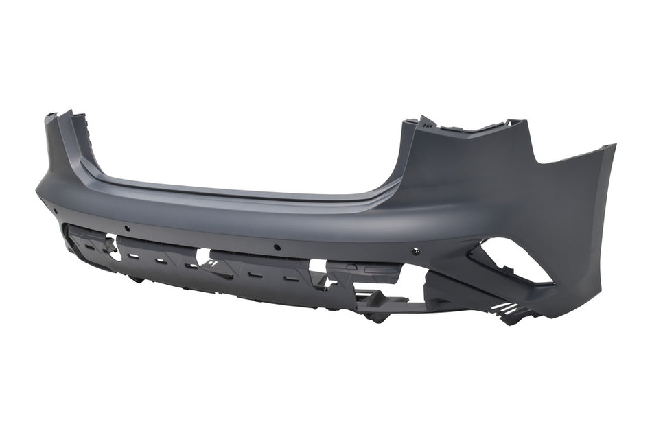Paraurti Posteriore Con Primer-Con Fori Pdc+supporti-Con Tracce Park Assist Per Audi A3 3/5 Porte (8vf/8vk) S-Line (AD3341061)